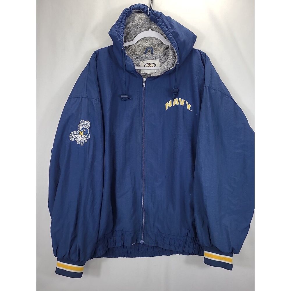 Vintage Navy Jacket Vesi Tag‎ Men's Size XL  Small Flaws See Photos